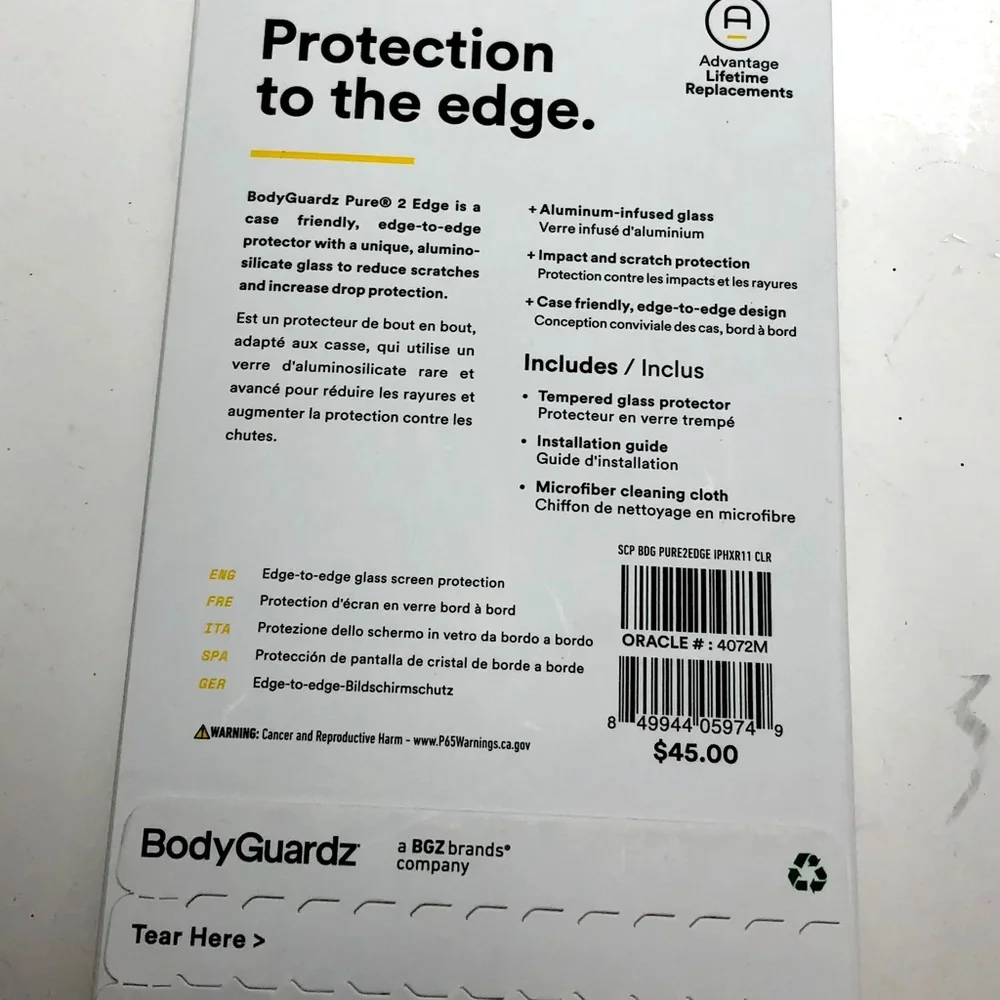 iPhone 11 Otter Box case and screen protector